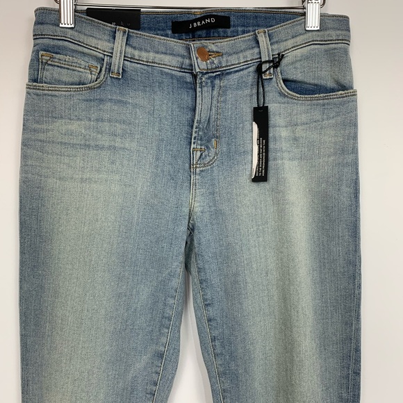 NWT J Brand Destroyed Mid Rise Capri Skinny Jean - Picture 4 of 5